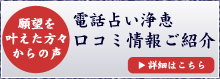 【願望を叶えた方々からの声】電話占い浄恵口コミ情報ご紹介(詳細はこちら)